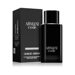 Armani Code Eau De Toilette 75ml (New Pack) (Refillable)