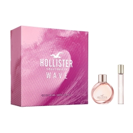 Hollister Wave For Her Eau De Parfum Set (Eau De Parfum 50ml, Travel Spray 15ml)