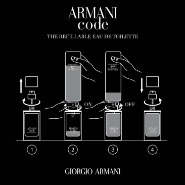 Armani Code Eau De Toilette Refill 150ml